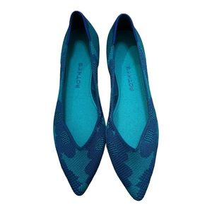 Rothy's The Point in Water Poppy Flats Women’s Size 11